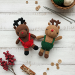 Rudolph Crochet Pattern: Christmas Reindeer Amigurumi (PDF Pattern)