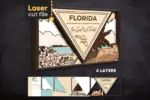 USA 50 States SVG Bundle for Laser Cutting | Layered State Signs | Glowforge Files | CNC Laser Cut Vector | Instant Download - Image 4