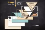 USA 50 States SVG Bundle for Laser Cutting | Layered State Signs | Glowforge Files | CNC Laser Cut Vector | Instant Download - Image 5