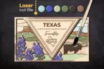 USA 50 States SVG Bundle for Laser Cutting | Layered State Signs | Glowforge Files | CNC Laser Cut Vector | Instant Download - Image 6