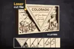 USA 50 States SVG Bundle for Laser Cutting | Layered State Signs | Glowforge Files | CNC Laser Cut Vector | Instant Download - Image 8