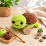 Turtle Crochet Pattern, Cute Turtle Amigurumi Pattern, Sea Turtle Plush, Digital PDF Pattern - Image 2