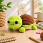 Turtle Crochet Pattern, Cute Turtle Amigurumi Pattern, Sea Turtle Plush, Digital PDF Pattern - Image 3