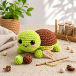 Turtle Crochet Pattern, Cute Turtle Amigurumi Pattern, Sea Turtle Plush, Digital PDF Pattern - Image 4